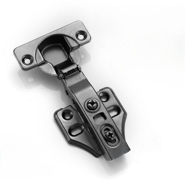 黑色直臂1 2-Stage Force Small Angle Thick Door Damping Hydraulic Hinge